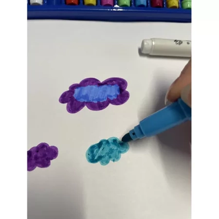 Magiczne Pisaki Flamastry Zmieniające Kolor Markery do Rysowania Mazaki x25 MAALEO