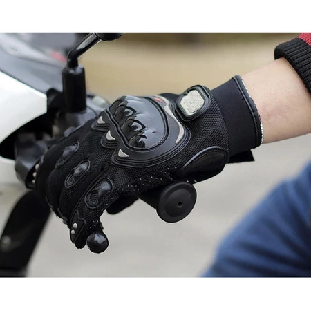 Rękawiczki Motocyklowe Rękawice na Motor Skuter Quad Mocne Pełne Krótkie XL TRIZAND