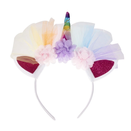 Strój Jednorożec Spódniczka Kostium Przebranie Skrzydła Tęczowy Opaska Bal KRUZZEL