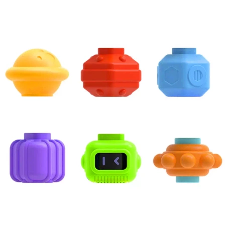 Kostka Elastyczna Sensoryczna Sorter Kwadrat Gumki KRUZZEL