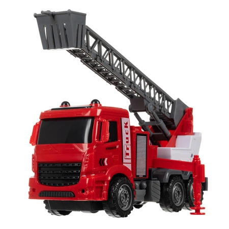 Wóz Strażacki dla Dzieci Straż Pożarna Duży Zestaw 6 szt Zabawka Ciężarówka 26305