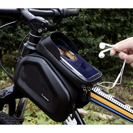 Sakwa Rowerowa na Telefon Rower Ramę do Roweru Wodoodporna Przezroczysta TRIZAND