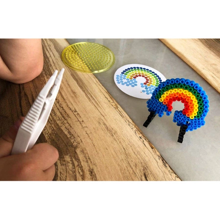 Koraliki do Prasowania Zestaw Szablony Prasowanka 5000szt Wzory + Wiaderko