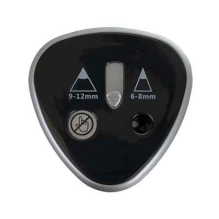 Temperówka Elektryczna Podwójna Automatyczna 2 Otwory Wymienne Ostrza Czerń Maaleo 26046