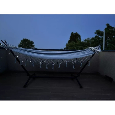 Hamak Wiszący Ogrodowy Mocny Duży Huśtawka Stelaż GARDLOV