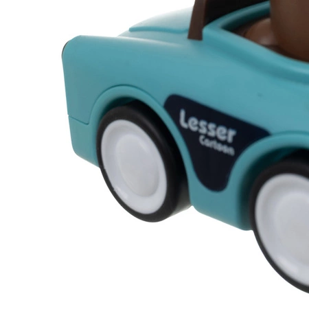 Zabawka Sensoryczna Autka ze Zwierzątkami Zabawka dla Dzieci Zestaw 4 Autek 26728