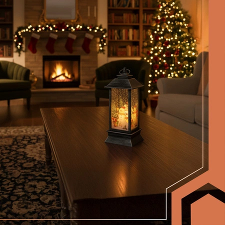 Lampka LED Lampion na Baterie Latarenka Świąteczna Dekoracja Ozdoba Srebrna Ruhhy 26755