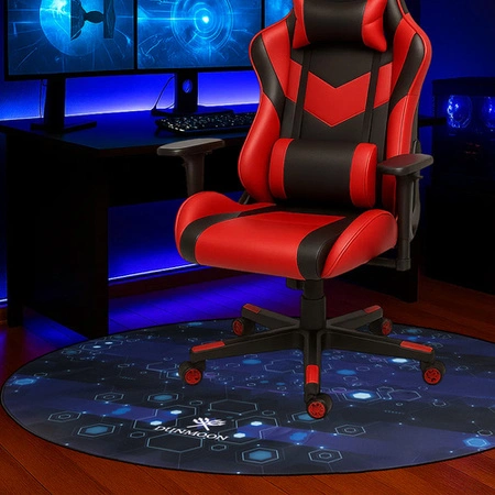 Mata Ochronna pod Fotel Gamingowy Okrągła Podkładka pod Krzesło na Kółkach Dunmoon 25956