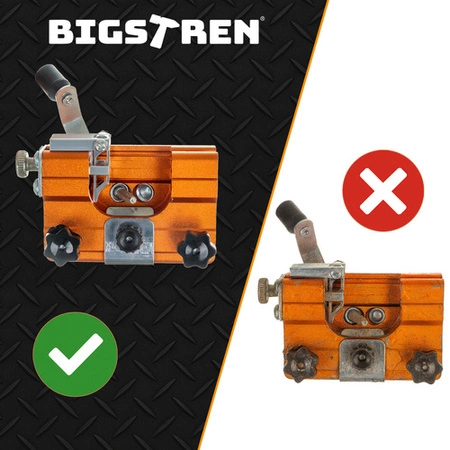 Ostrzałka do Łańcuchów Piły Spalinowej Pilarki Ręczna 5 x Ostrza Osełki Bigstren 26297