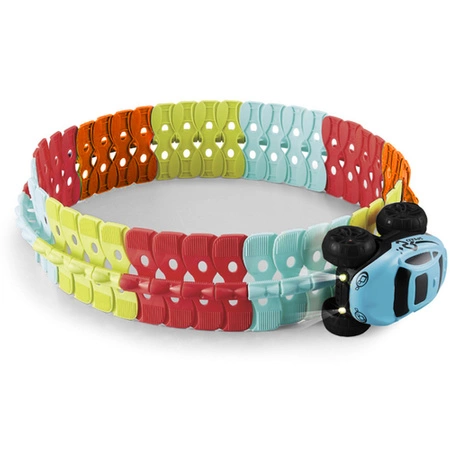 Tor Wyścigowy Samochodowy Tory Wyścigowe Zestaw + Autko 4,8m Elastyczny XL KRUZZEL