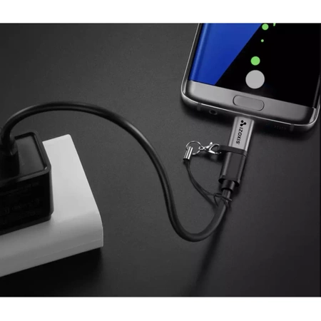 Adapter Micro USB 2.0 Typ-C USB-C Przejściówka OTG IZOXIS