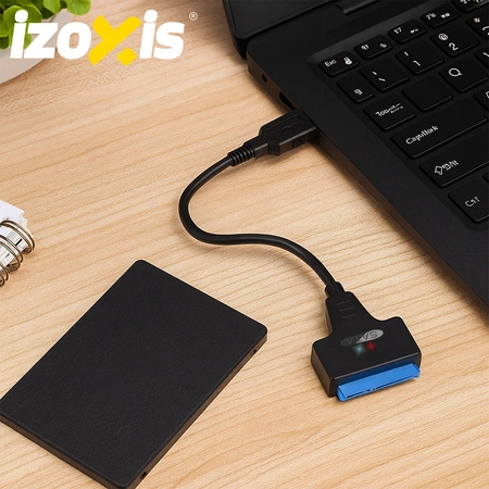 Adapter Sata USB SSD 3.0 do Dysku HDD na Dysk Kabel Przejściówka Dysków 2,5 Izoxis 26096
