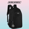 Plecak Szkolny Czarny Sportowy Męski Młodzieżowy Pojemny Turystyczny 45l KRUZZEL
