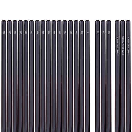 Zestaw do Szkicowania Rysowania Profesjonalny Szkicownik Ołówki Węgle Etui MAALEO 26134