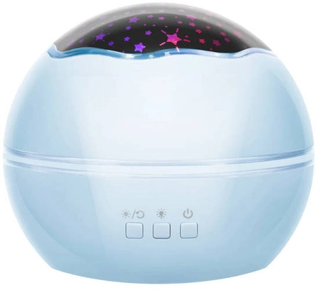 Lampka Nocna Projektor Gwiazd Nieba Obrotowa 2w1 IZOXIS