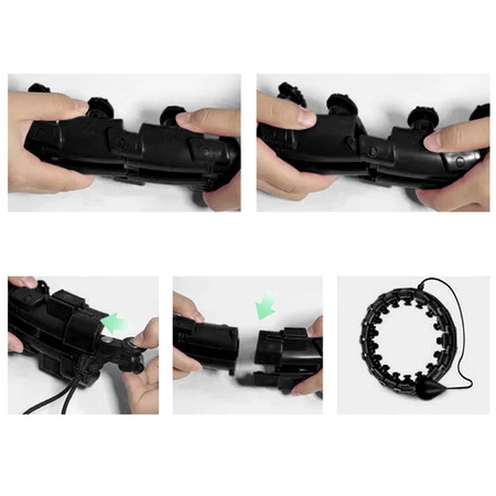 Hula Hop z Obciążeniem Odchudzające z Obciążnikiem Wypustkami Hulahop Mocne TRIZAND