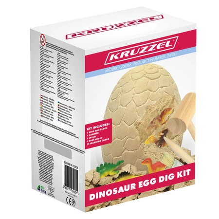 Jajo Dinozaura Jajko Wykluwający Dinozaur Wykopaliska Kopalnia Dinozaurów KRUZZEL