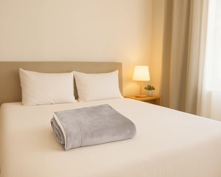 Koc Gruby Dwustronny Narzuta na Łóżko Kanapę Miękki Ciepły Baranek 150x200 Ruhhy 26293