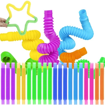 Rurki Tuby Sensoryczne Rury Pop Zestaw XXL 20 szt KRUZZEL