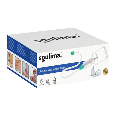 Bańki Chińskie Próżniowe SOULIMA Bezogniowe 12 szt do Masażu Antycellulit