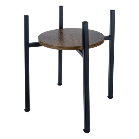 Kwietnik Stojący Stojak na Kwiaty Kwiatki Rośliny Metalowy Loft Regał Półka RUHHY 26049