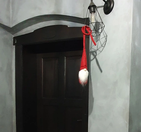 Skrzat Krasnal Gnom Stojący Prezent na Święta 93cm RUHHY