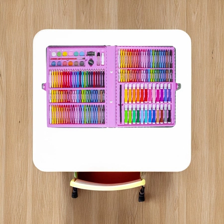 Zestaw do Malowania dla Dzieci Dziewczynek Artystyczny Plastyczny + Walizka MAALEO