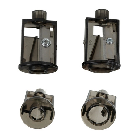 Temperówka Elektryczna Podwójna Automatyczna 2 Otwory Wymienne Ostrza Czerń Maaleo 26046