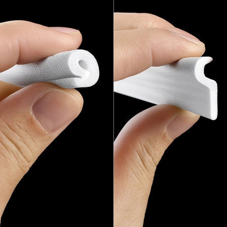 Uszczelka do Okien Drzwi Okna Samoprzylepna Taśma Okienna Uszczelniająca 4m biała Ruhhy 26271