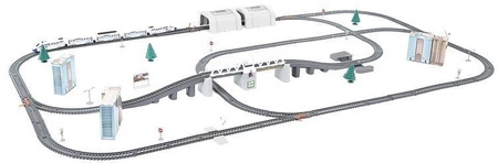 Kolejka Elektryczna Duży Tor Pociąg Lokomotywa 9m KRUZZEL