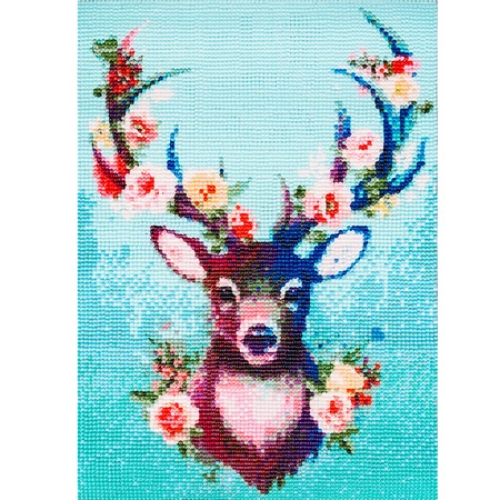 Diamond Painting + Zestaw Haft Diamentowy Mozaika Jeleń MALATEC