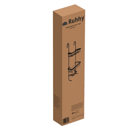 Półka Wisząca pod Prysznic Nierdzewna do Łazienki RUHHY