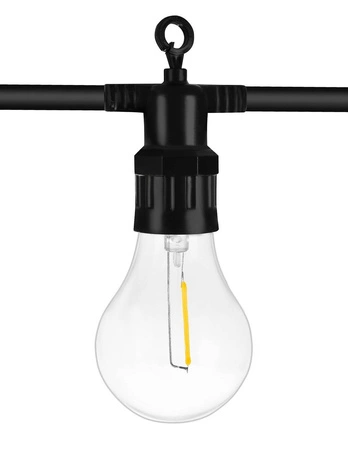 Girlanda Duże Lampki Ogrodowe 6m Zewnętrzne 10szt ISO TRADE