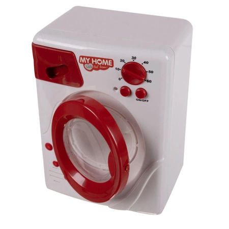 Zestaw do Sprzątania dla Dzieci Pralka Żelazko Odkurzacz AGD na Baterie 3w1 KRUZZEL