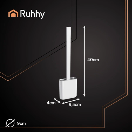 NOWOCZESNA SZCZOTKA TOALETOWA DO ŁAZIENKI WC TOALETY RUHHY