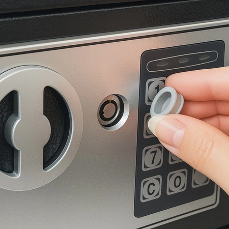 Sejf Domowy z Zamkiem Elektronicznym Ścienny Elektroniczny Kasetka na Kod Ruhhy 26101