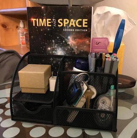 Przybornik na Biurko Organizer 6 Komór + Szufladka MAALEO