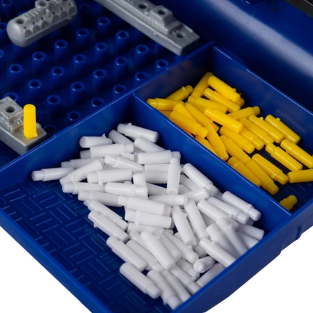 Gra w Statki Okręty Walizka Bitwa Morska Strategiczna Logiczna Kieszonkowa ISO TRADE