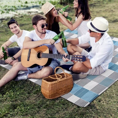 Koc Mata Plażowa Piknikowa z Izolacją XXL 200x200 TRIZAND