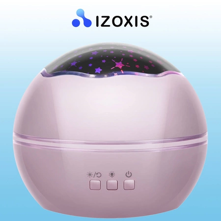 Lampka Nocna 2w1 Projektor Nieba Gwiazd Obrotowa IZOXIS