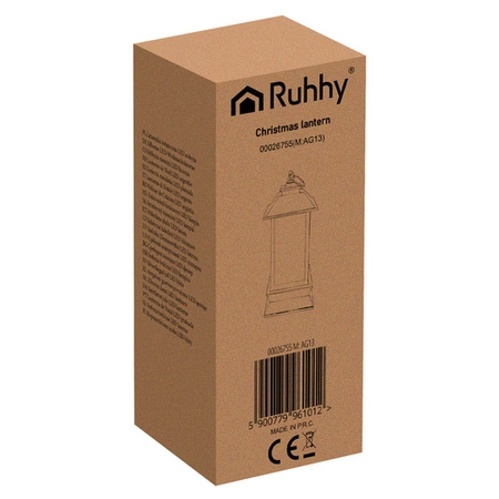 Lampka LED Lampion na Baterie Latarenka Świąteczna Dekoracja Ozdoba Srebrna Ruhhy 26755