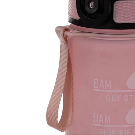 Butelka Motywacyjna na Wodę Bidon 1l z ml oz Miarką Słomką Duża 1000ml TRIZAND