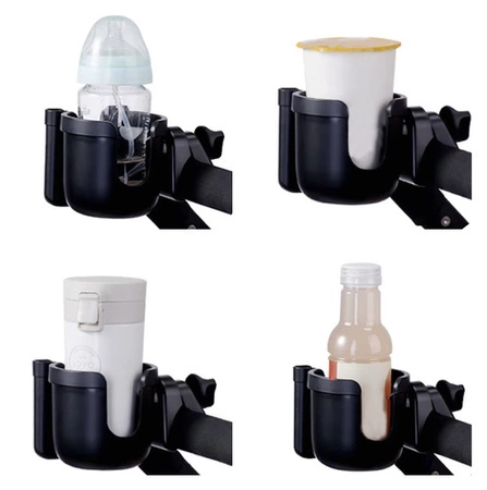 Uchwyt na Kubek Telefon Butelkę do Wózka Dziecięcego Spacerówki Stabilny Kruzzel 25347