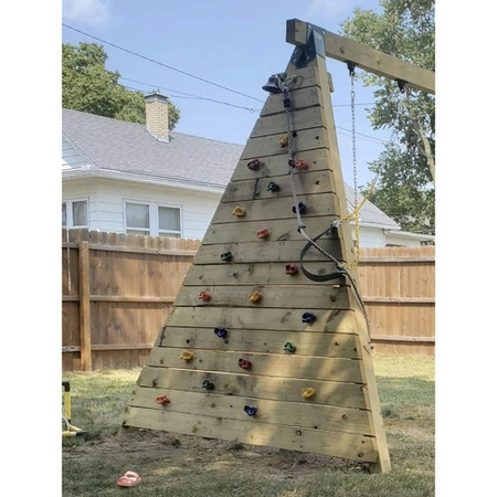 Kamienie Wspinaczkowe Uchwyty do Wspinaczki dla Dzieci Duże Śruby Zestaw UV KRUZZEL