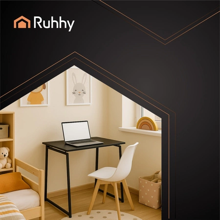 Biurko Składane Lekkie Industrialne Loft Komputerowe Stolik pod Laptopa RUHHY 26117