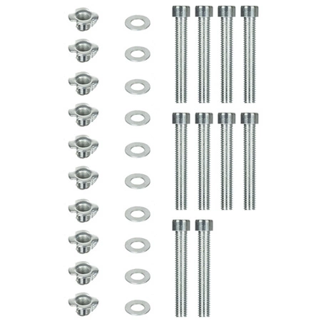 Kamienie Wspinaczkowe Uchwyty do Wspinaczki Duże dla Dzieci Zestaw Śruby UV KRUZZEL