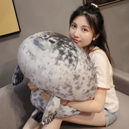 Maskotka Pluszak Poduszka Foka Zabawka Przytulanka Poduszka dla Dzieci 0+ KRUZZEL