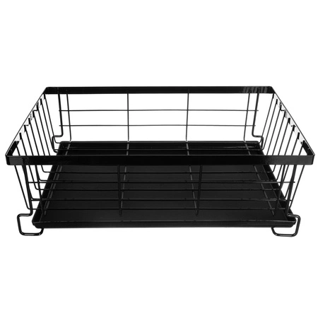 Duża Suszarka do Naczyń Czarna Ociekacz na Sztućce RUHHY