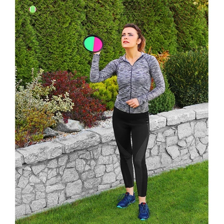 Gra na Rzepy Catch Ball Paletki Piłka Rzucaj Łap Zestaw Catchball Prezent KRUZZEL