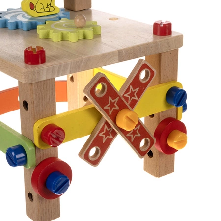 Warsztat Drewniany Krzesło Narzędzia dla Dzieci XXL Zestaw Majsterkowicza KRUZZEL